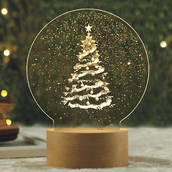  [도토로]LED 크리스마스 트리 아크릴 무드등