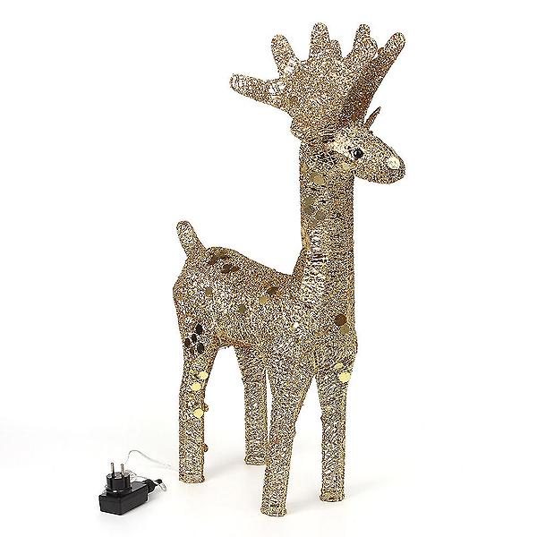  [도토로]70cm LED 반짝반짝 루돌프 사슴 장식(골드)