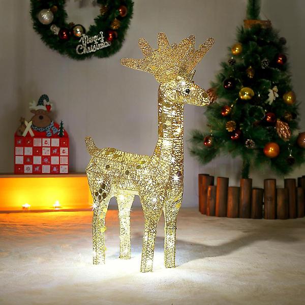  [도토로]70cm LED 반짝반짝 루돌프 사슴 장식(골드)
