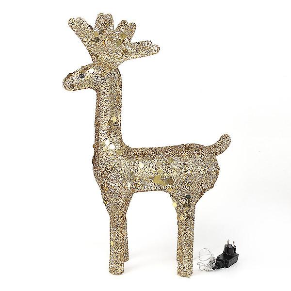  [도토로]70cm LED 반짝반짝 루돌프 사슴 장식(골드)