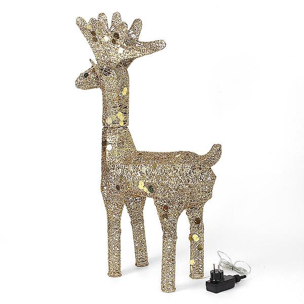  [도토로]70cm LED 반짝반짝 루돌프 사슴 장식(골드)