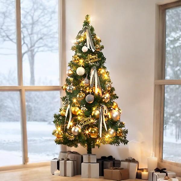  [도토로] 크리스마스 150cm 스카치 트리 골드라인 풀세트(전구포함)