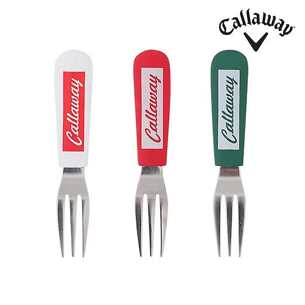  [캘러웨이코리아정품]2024 캘러웨이 포크 디봇툴(FORK Divot toool) 볼마커[3COLORS][남여공용]