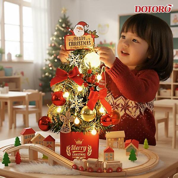  40cm DIY 탁상용 미니 크리스마스 풀세트트리(전구증정)