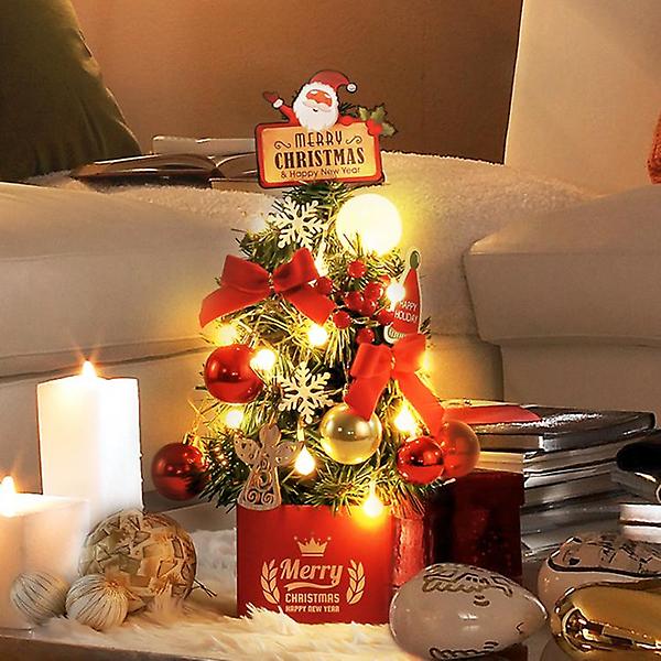  40cm DIY 탁상용 미니 크리스마스 풀세트트리(전구증정)