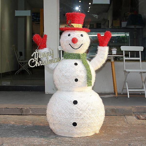  LED 빨간모자 대형 눈사람 카페 매장 크리스마스장식