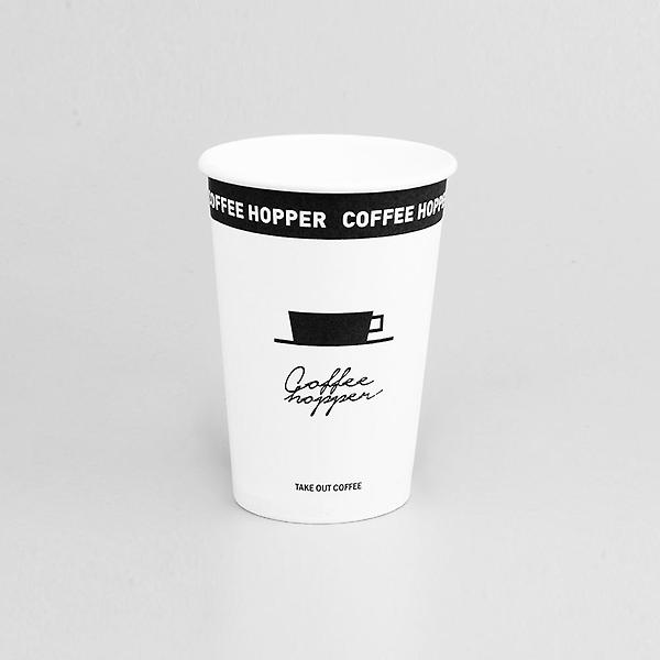  테이크아웃컵 13온스 커피호퍼 종이컵 100개 카페 일회용