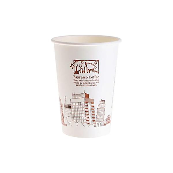  테이크아웃 13온스 뉴욕 화이트 종이컵 100개