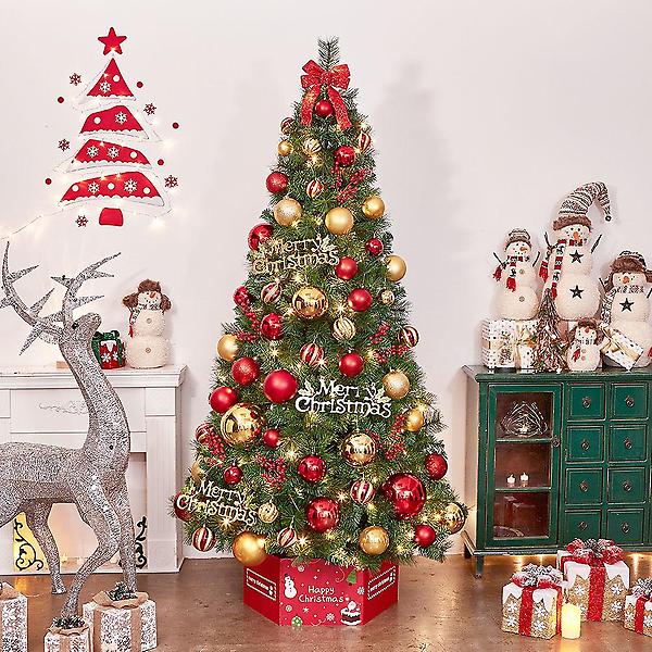  240cm 해피위시 뉴리얼 솔잎혼합 트리풀세트 전구포함