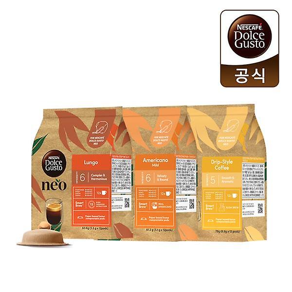  [돌체구스토] 네스카페 돌체구스토 12입 네오 커피캡슐 2박스 (3종 택1)