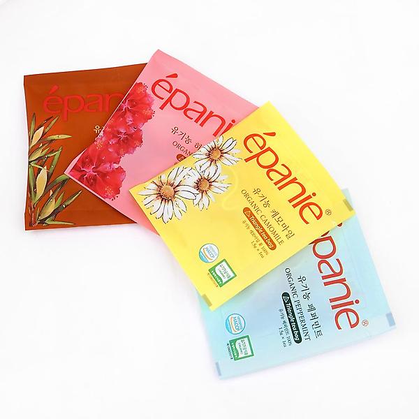  (답례품스티커제작)에빠니 유기농 허브차 오가닉티 셀렉션 4종 선물세트