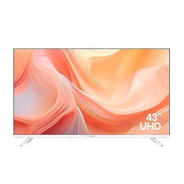  와이드뷰 109cm(43인치) UHD 4K TV 화이트색상 구글 스마트 티비 GTWV430UHD 단품