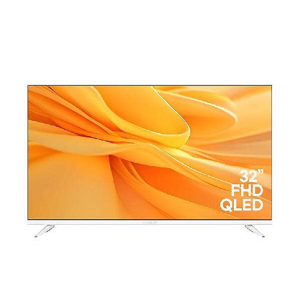 와이드뷰 QLED 81cm(32인치) FHD TV 화이트색상 구글 스마트 티비 GTWV320FHDQ11 단품