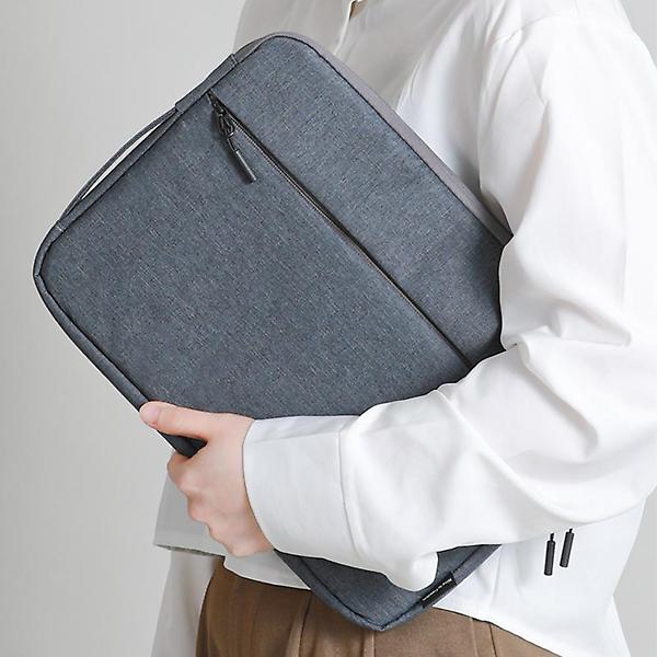  뉴핸들 노트북파우치 가방 맥북 LG 그램 삼성 직장인 업무용 블랙 L(15-16)