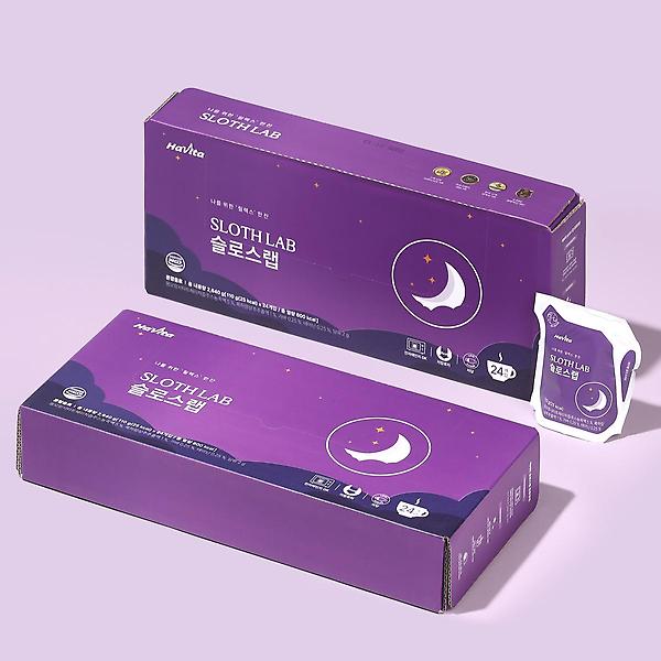  [유통기한 임박] 24개입 2박스 / 해비타 슬로스랩 테아닌 타트체리 흑하랑상추 릴렉스 음료 E4B301