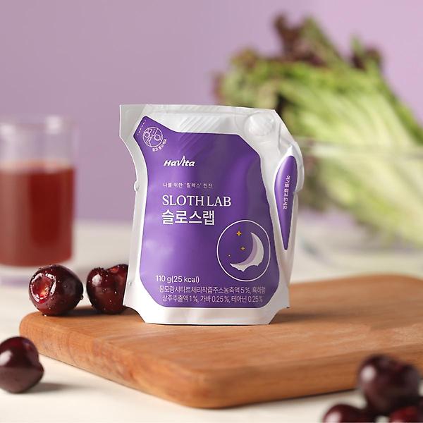  [유통기한 임박] 24개입 2박스 / 해비타 슬로스랩 테아닌 타트체리 흑하랑상추 릴렉스 음료 E4B301