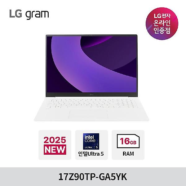  LG 그램 프로 17Z90TP-GA5YK 16GB 256GB 윈도우11홈 엘지 노트북