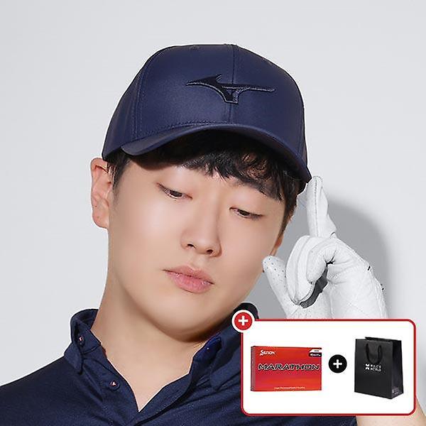  [선물세트] 미즈노 RB 투어 스타일 캡 골프모자 52KW2250 + 스릭슨 15구 골프볼 + 쇼핑백