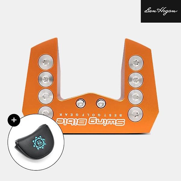  벤호건 스윙 바이블 SB-01 제로토크 퍼터[남여공용][말렛][오렌지][BEN HOGAN GRIP]