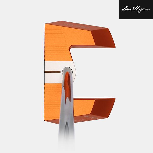  벤호건 스윙 바이블 SB-01 제로토크 퍼터[남여공용][말렛][오렌지][BEN HOGAN GRIP]