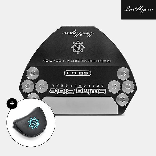  벤호건 스윙 바이블 SB-03 제로토크 퍼터[남여공용][말렛][블랙][BEN HOGAN GRIP]