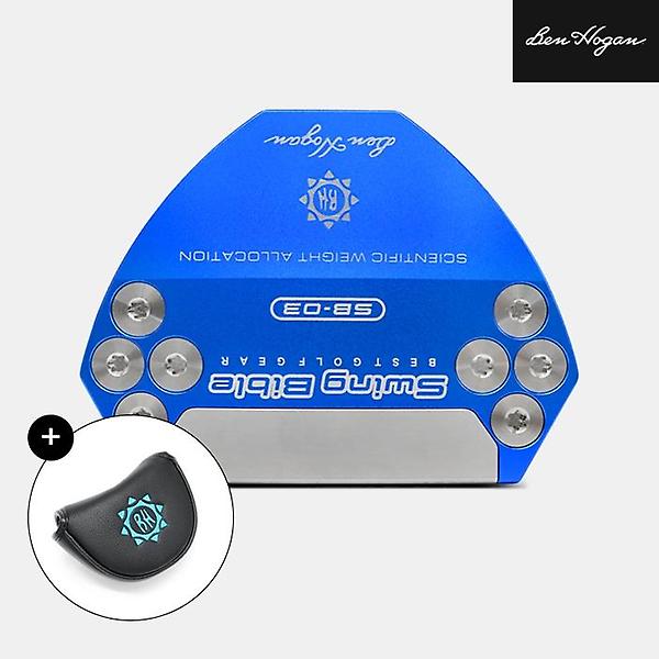  벤호건 스윙 바이블 SB-03 제로토크 퍼터[남여공용][말렛][블루][BEN HOGAN GRIP]