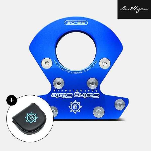  벤호건 스윙 바이블 SB-02 제로토크 퍼터[남여공용][말렛][블루][BEN HOGAN GRIP]