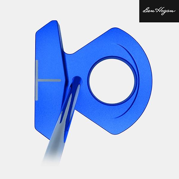  벤호건 스윙 바이블 SB-02 제로토크 퍼터[남여공용][말렛][블루][BEN HOGAN GRIP]