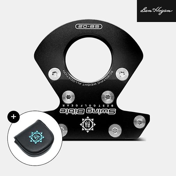  벤호건 스윙 바이블 SB-02 제로토크 퍼터[남여공용][말렛][블랙][BEN HOGAN GRIP]