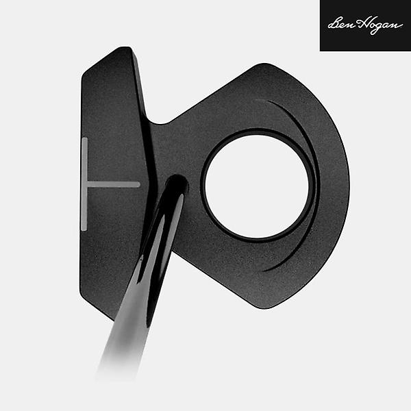 벤호건 스윙 바이블 SB-02 제로토크 퍼터[남여공용][말렛][블랙][BEN HOGAN GRIP]