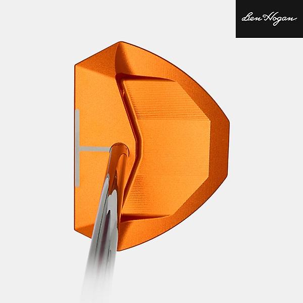  벤호건 스윙 바이블 SB-03 제로토크 퍼터[남여공용][말렛][오렌지][BEN HOGAN GRIP]
