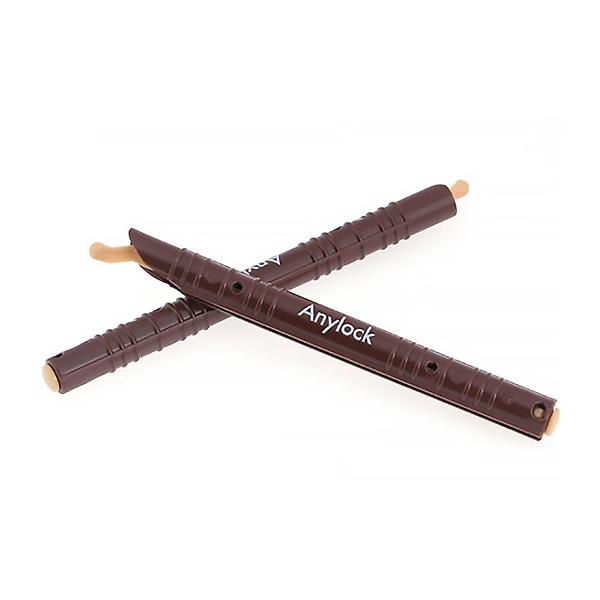  애니락 브라운 5호 100개 130mm 커피 봉투 보관 간식 비닐 밀봉집게