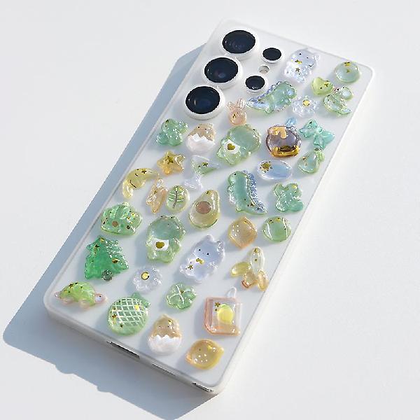  컬러 물방울 드롭 스티커 4종세트