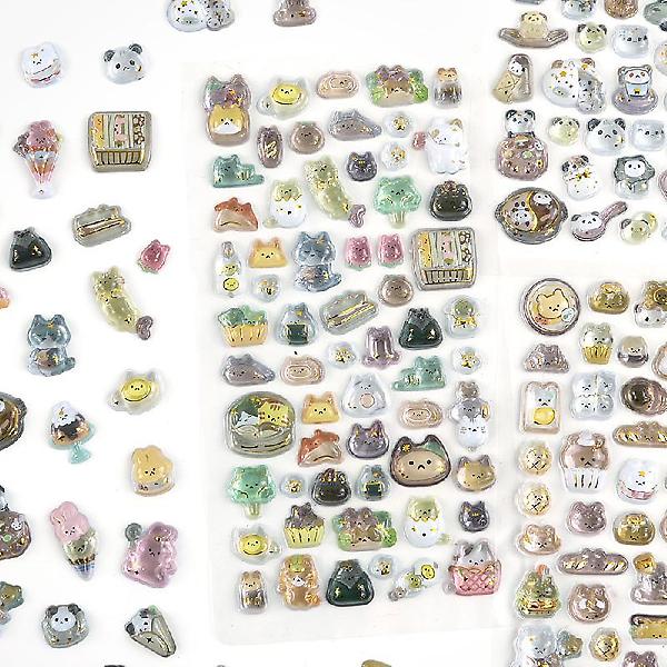  애니멀 물방울 드롭 스티커