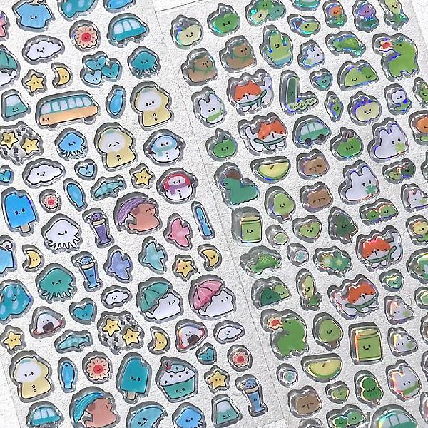  홀로그램 젤리 스티커 ver2