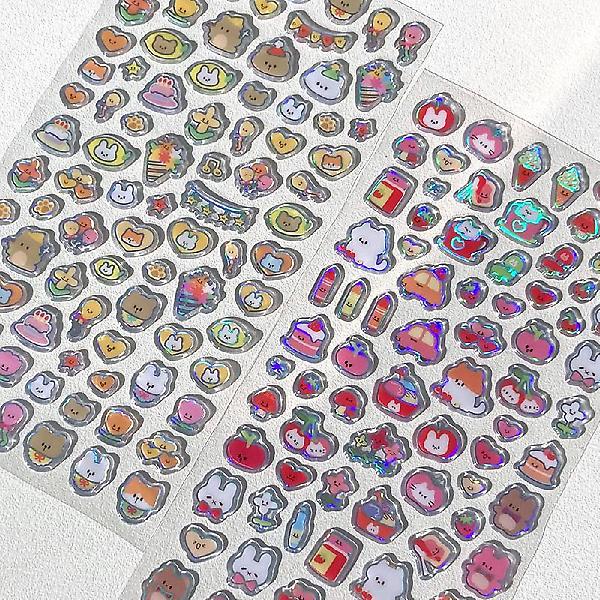  홀로그램 젤리 스티커 ver2