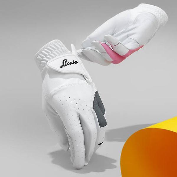  2장 1세트/리카타 리카타 솔로스텔라 반양피 골프장갑 C26308 기능성 가성비 장갑