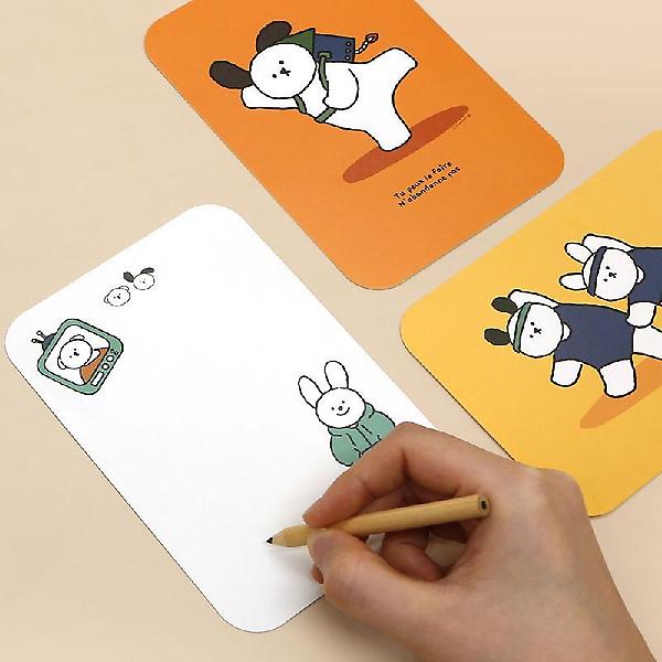  꼬망 엽서 세트