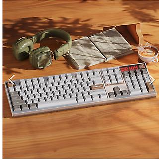 [스웨그키/SWGK-D104-FL(RYE/PP)] Ticktype DP104 기계식 키보드 웜 실버, 라이(리니어)