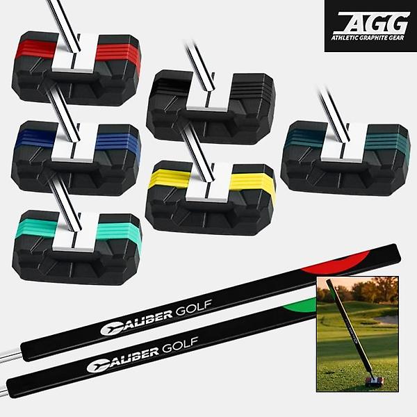  [주문제작]굴림채 제로토크 ZET 말렛형 퍼터 + 하키스틱 퍼터 크롬스틸샤프트 36인치-숏퍼팅 최강그립