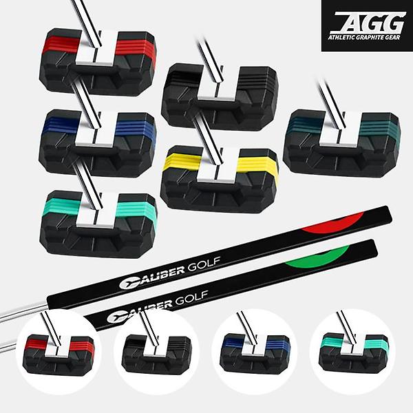  [주문제작]굴림채 제로토크 ZET 말렛형 퍼터 + 하키스틱 퍼터 크롬스틸샤프트 36인치-숏퍼팅 최강그립