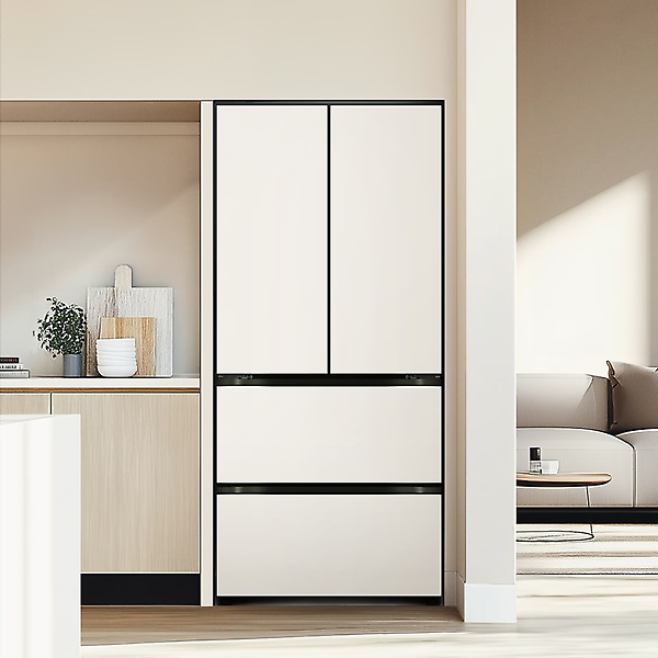 [LG전자/Z495GBB251] 디오스 김치톡톡 김치냉장고 4도어 1등급 491L 미스트 베이지