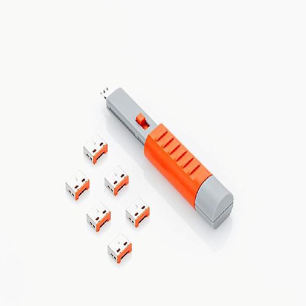  스마트키퍼 유일 국내 제조 USB 포트락 UL03PK 6P + 베이직 키 세트