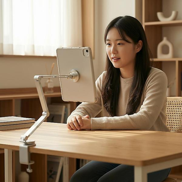  맥세이프 태블릿 아이패드 거치대 갤럭시탭 마그네틱 테이블 침대 패드