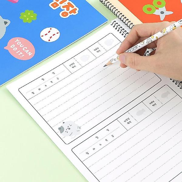  해피 캣즈 알림장 4종 세트