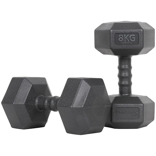  아이워너 맨즈 육각 아령 8kg 2개 세트 덤벨 헬스