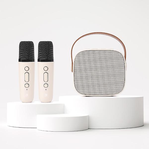  스마텍 무선 블루투스 노래방 듀엣 미니 마이크&스피커세트 STMC-4200