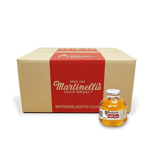  마르티넬리 골드메달 애플주스 296ml 24개 사과주스 애플데이 학교행사