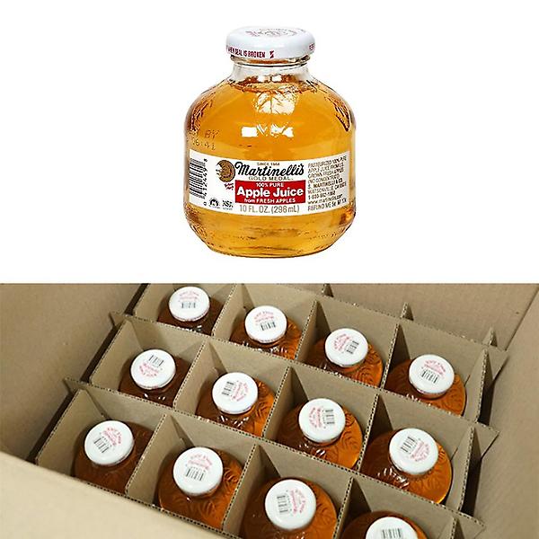  마르티넬리 골드메달 애플주스 296ml 24개 사과주스 애플데이 학교행사
