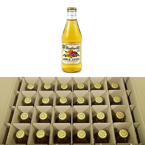  마르티넬리 골드메달 사과주스 스파클링 296ml 24개 애플주스 애플데이 학교행사